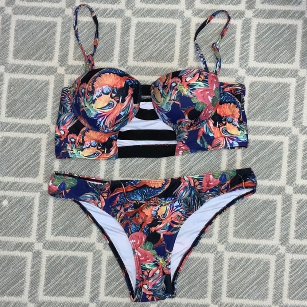 Tropical Print Bikini